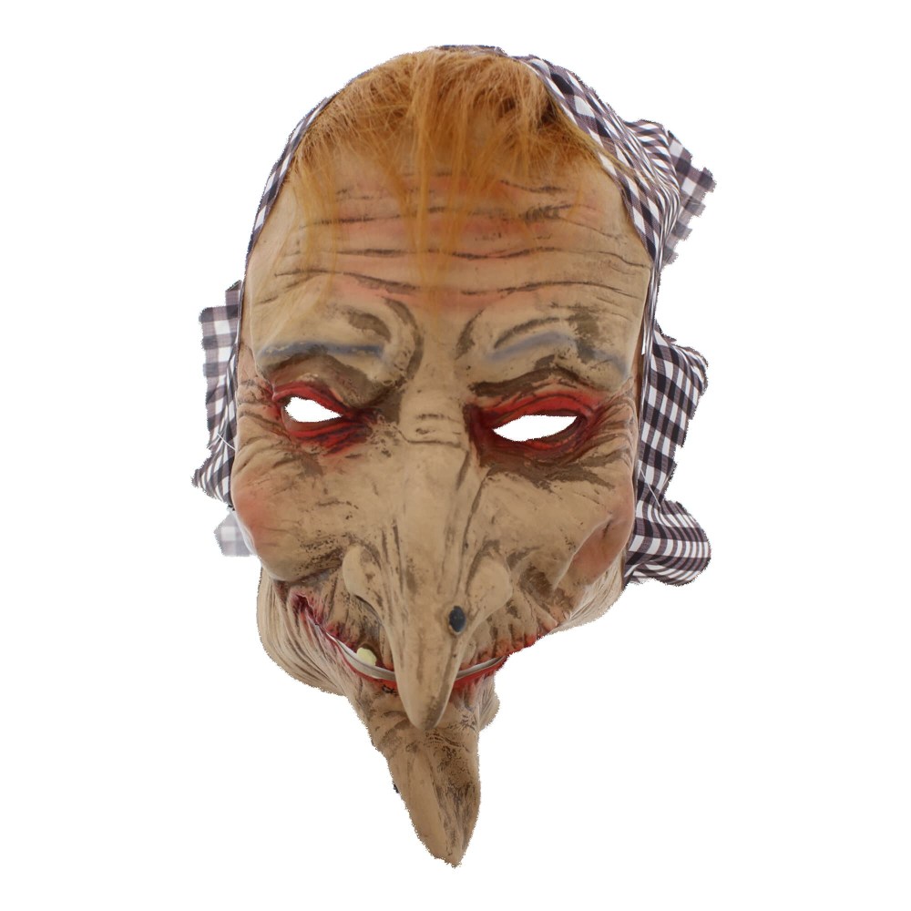 Zac's Alter Ego - Scary Grandma Latex Head Masker - Multicolours